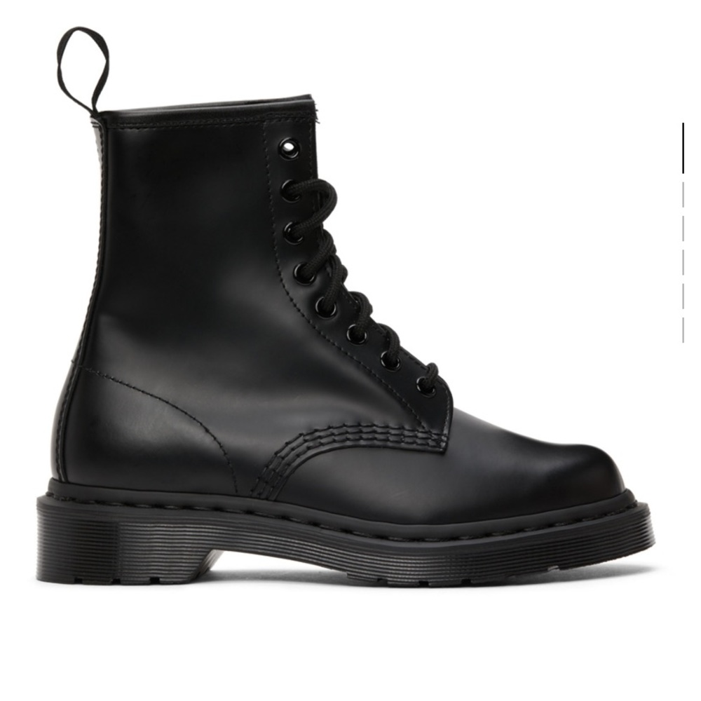 Dr.Martens Black Mono 1460 Boots Size 7